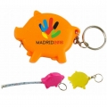 Pig Tape Measure W/Key Chain